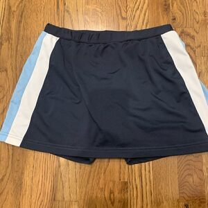 LEJ - tennis or pickleball skort  skirt w/ built in shorts navy, white - Small